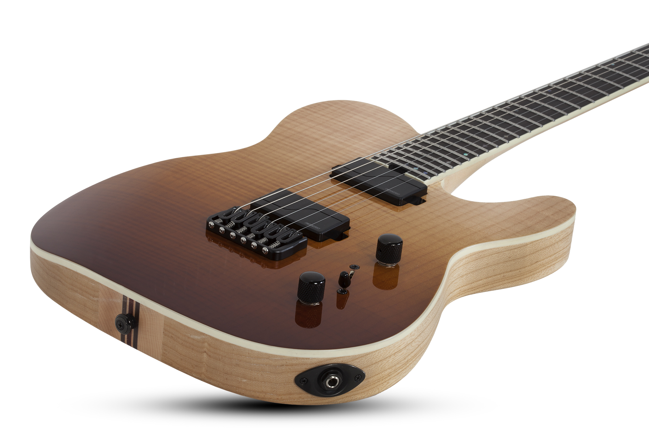 Schecter Pt Sls Elite 2h Fishman Fluence Modern Ht Eb - Antique Fade Burst - Guitare Électrique Forme Tel - Variation 1