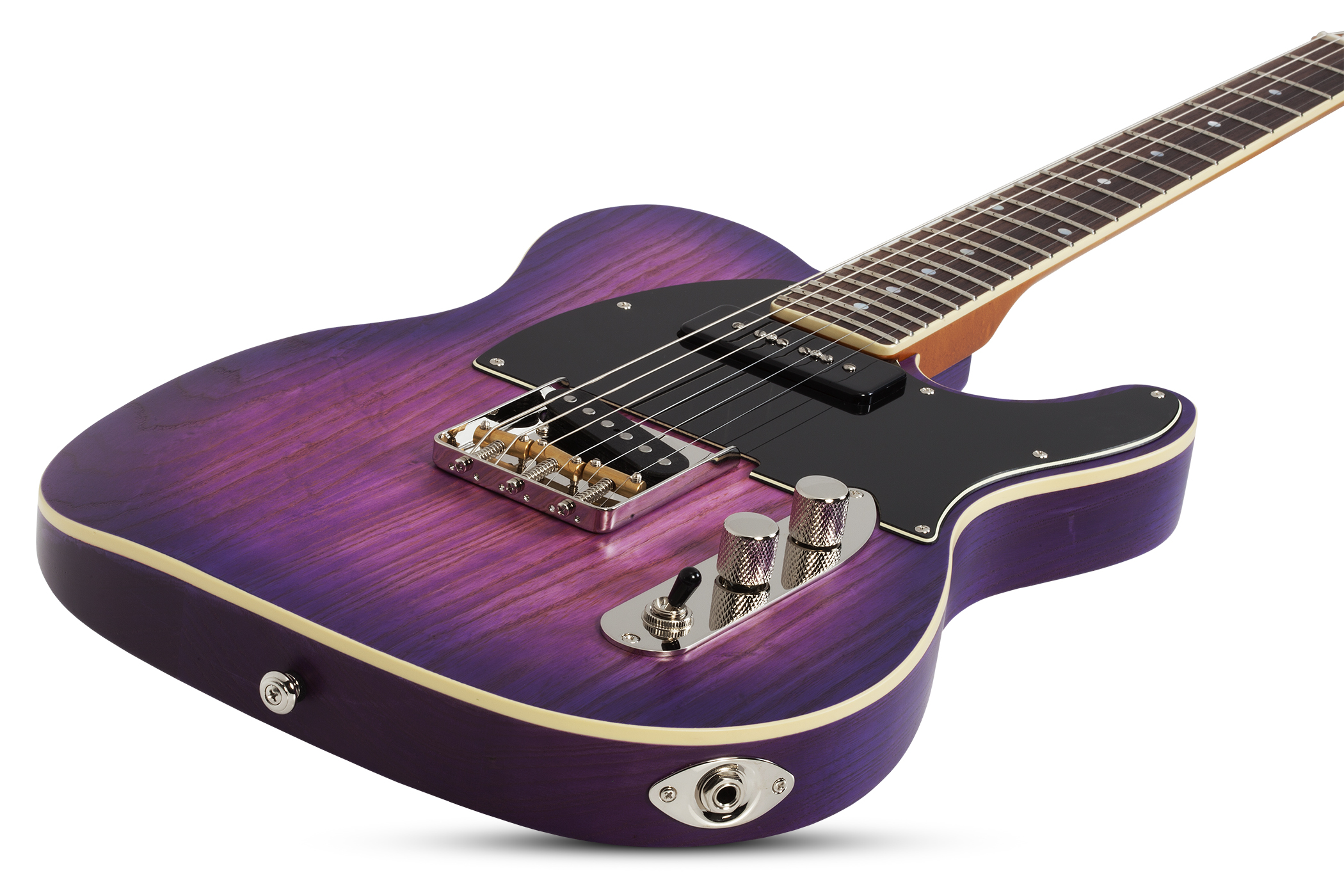 Schecter Pt Special 2s Ht Rw - Purple Burst Pearl - Guitare Électrique Forme Tel - Variation 1