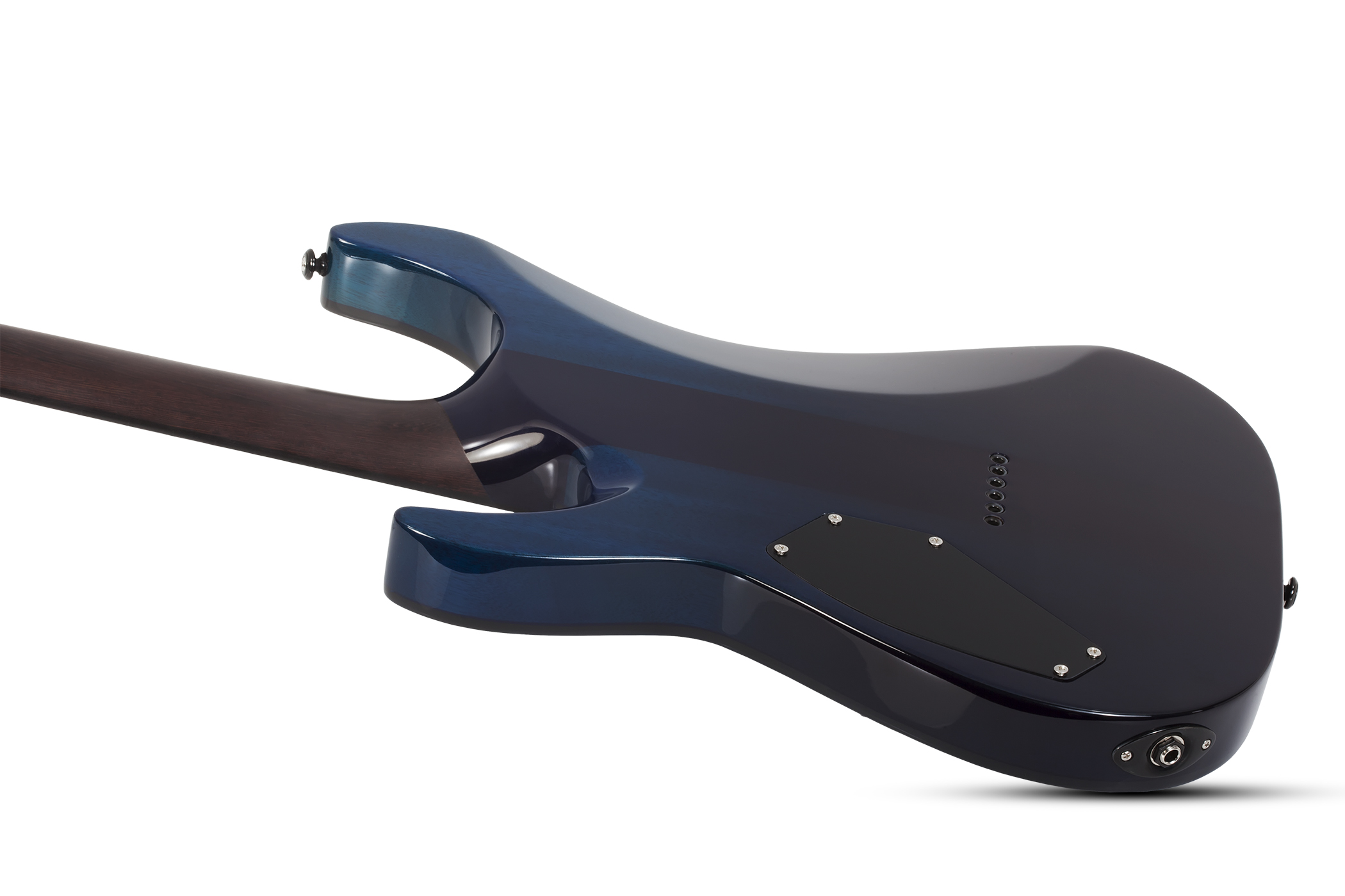 Schecter Reaper-6 Elite 2h Ht Eb - Deep Blue Ocean - Guitare Électrique Forme Str - Variation 3