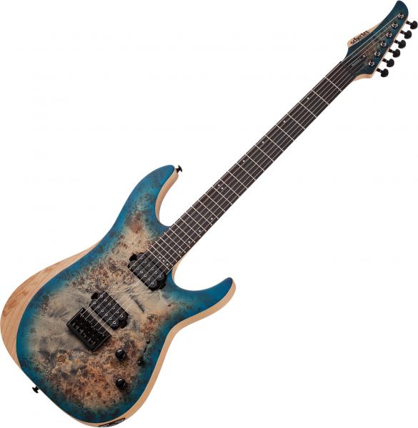 Schecter Reaper-6 Electric Guitar - Satin Sky Burst | Sweetwater