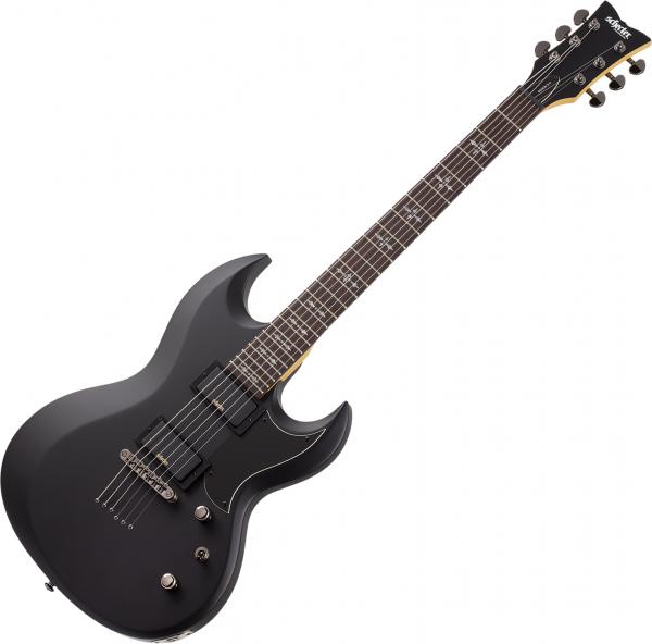 Guitare électrique solid body Schecter Demon S-II - Satin black