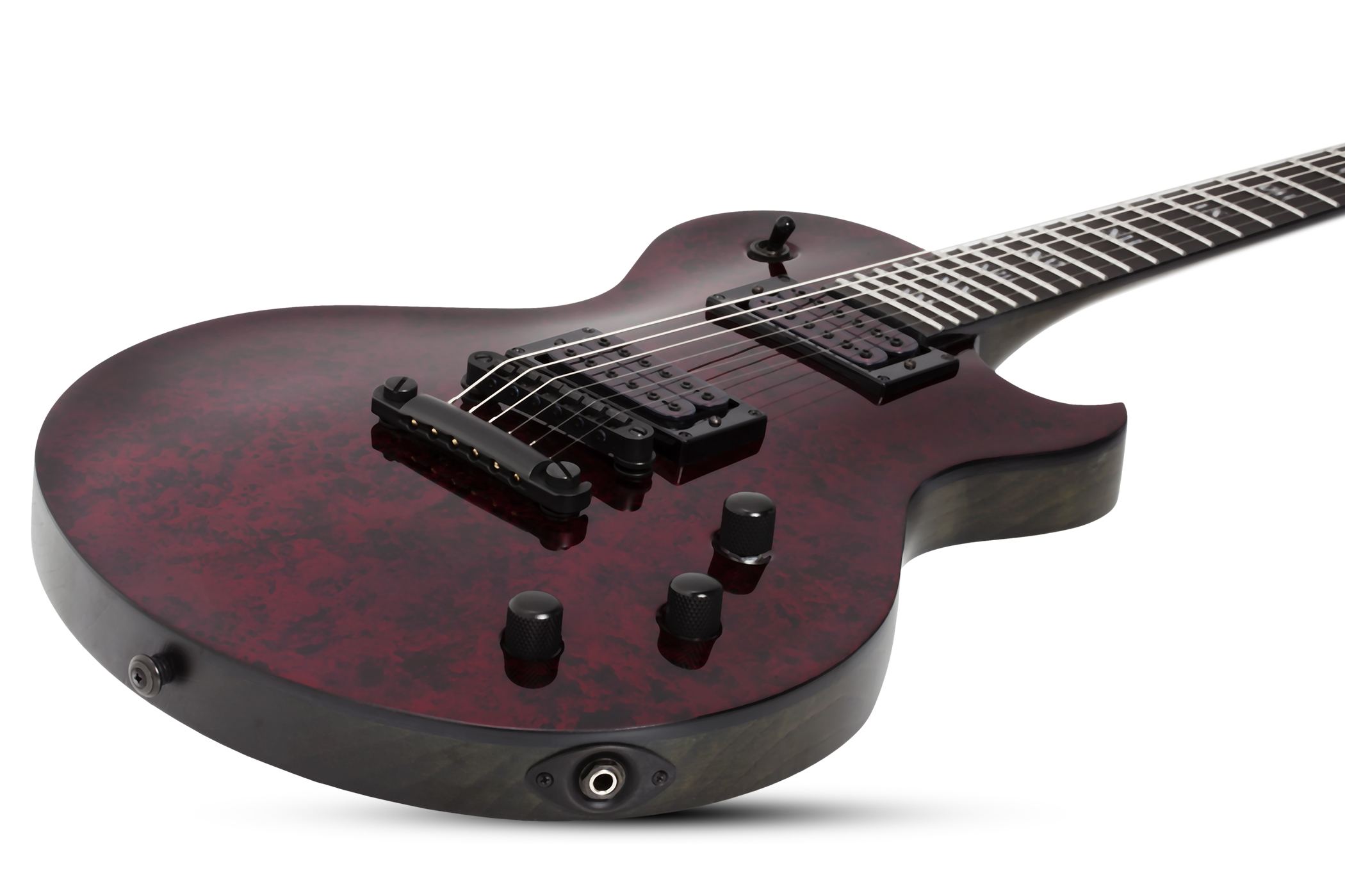 Schecter Solo-ii Apocalypse 2h Ht Eb - Red Reign - Guitare Électrique Single Cut - Variation 1