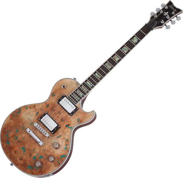Schecter Solo-II Custom - burl natural Single cut electric Schecter Solo-II Custom - burl natural Single cut electric