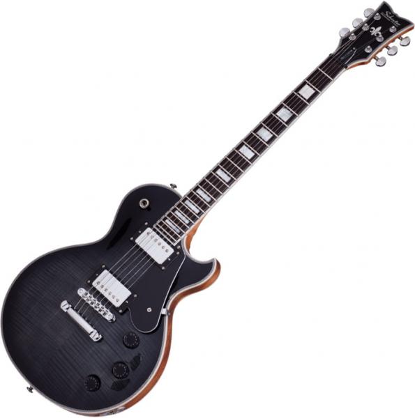 Schecter Solo-II Custom - trans black burst Single cut