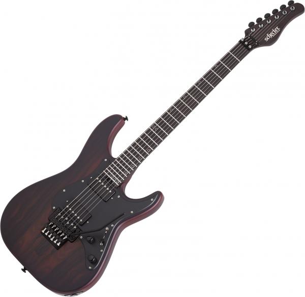 Schecter Sun Valley Super Shredder Exotic Ziricote - natural Metal