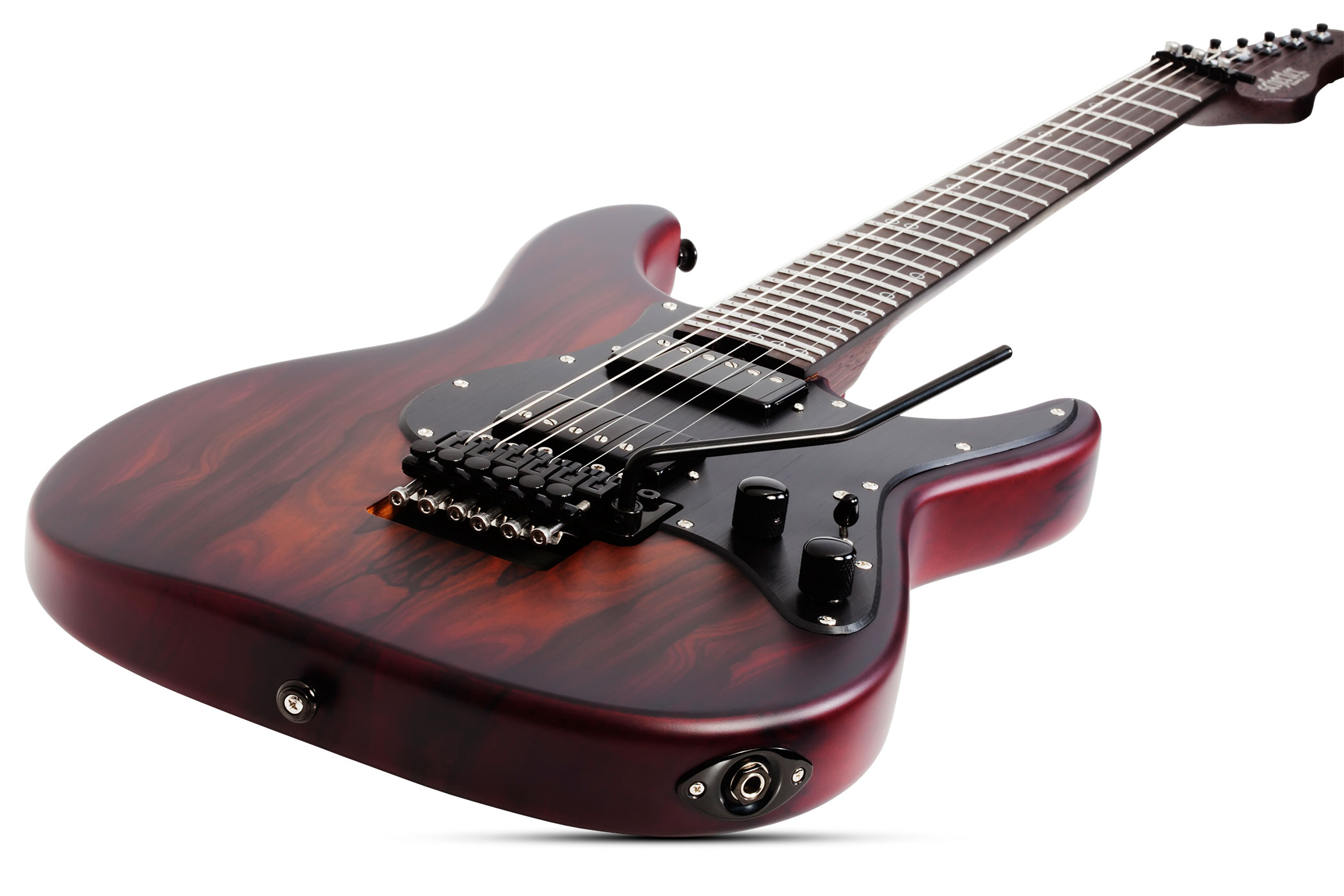 Schecter Sun Valley Super Shredder Exotic Ziricote 2h Fr Eb - Natural - Guitare Électrique MÉtal - Variation 1