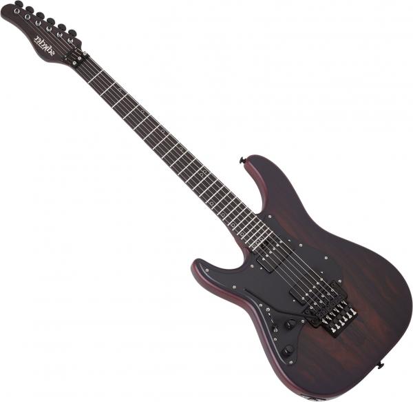 Schecter Sun Valley Super Shredder Exotic Ziricote LH - natural