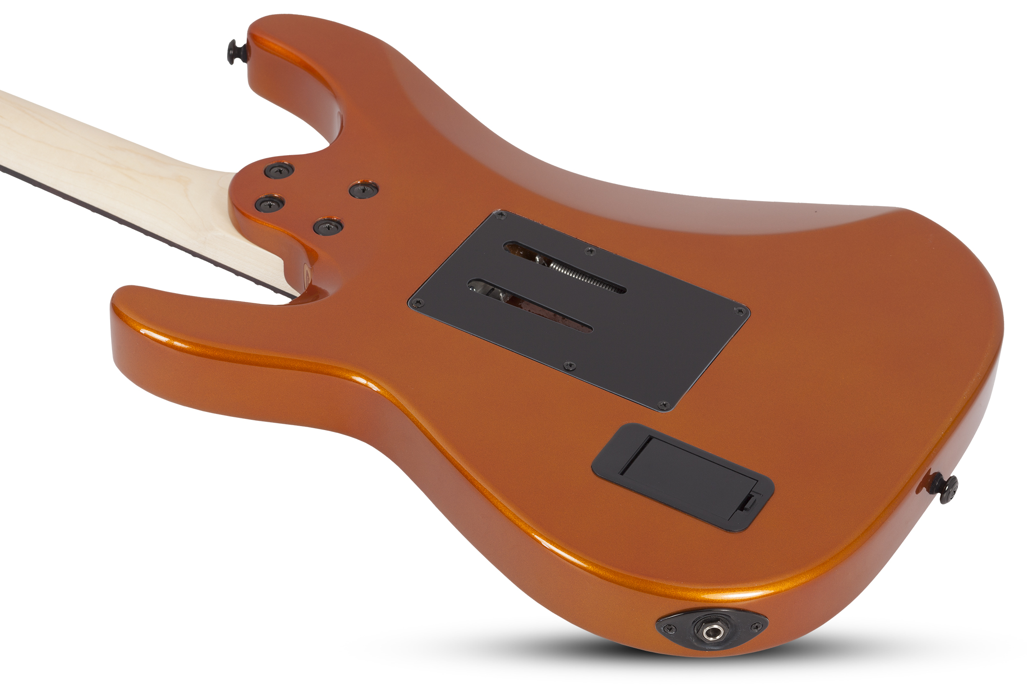 Schecter Sun Valley Super Shredder Fr 2h Emg Rw - Lambo Orange - Guitare Électrique Forme Tel - Variation 3