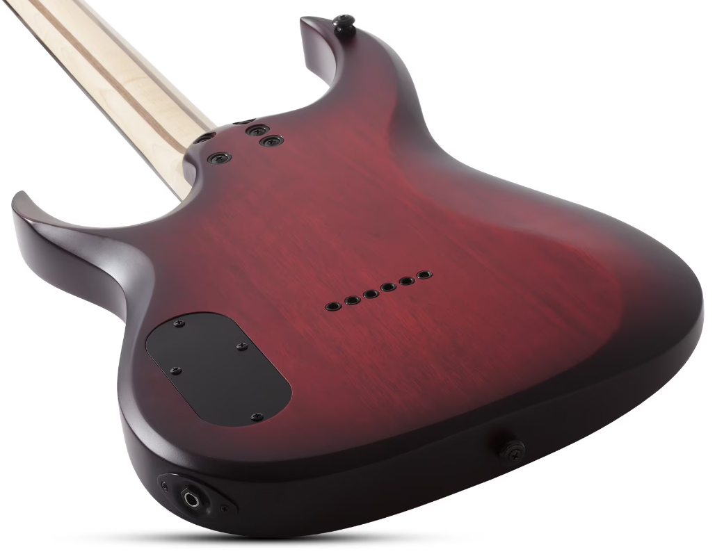 Schecter Sunset-6 Extreme 2h Ht Eb - Scarlet Burst - Guitare Électrique MÉtal - Variation 5