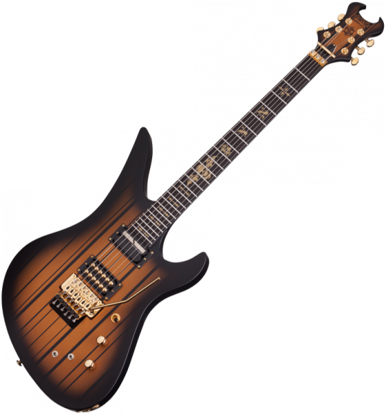 Schecter Synyster Custom-S - satin gold burst Str shape electric