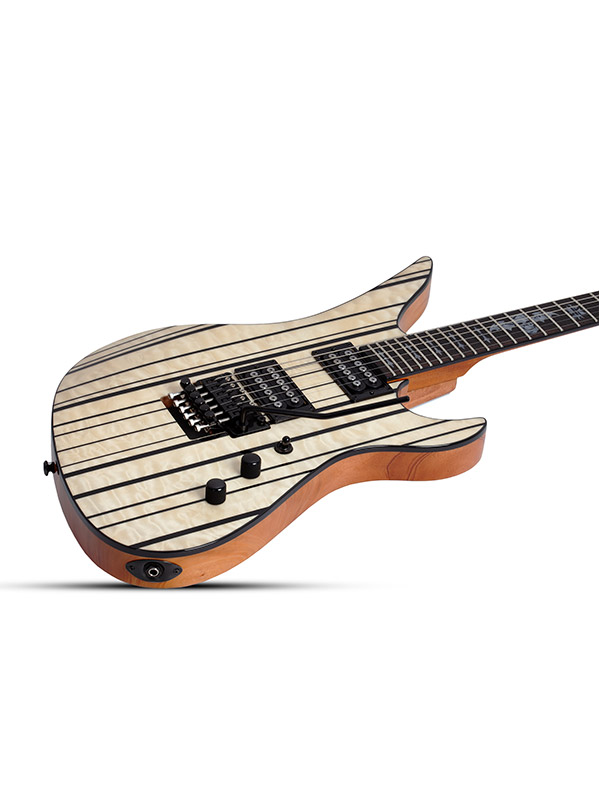 Schecter Synyster Gates Standard Plus Fr Hh Eb - Gloss Natural - Guitare Électrique Signature - Variation 2
