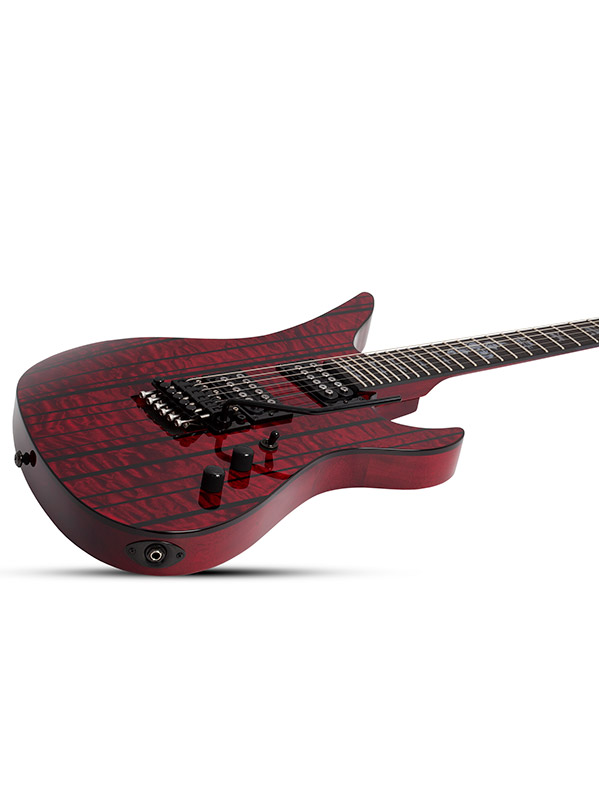 Schecter Synyster Gates Standard Plus Fr Hh Eb - Transparent Deep Red - Guitare Électrique Signature - Variation 3