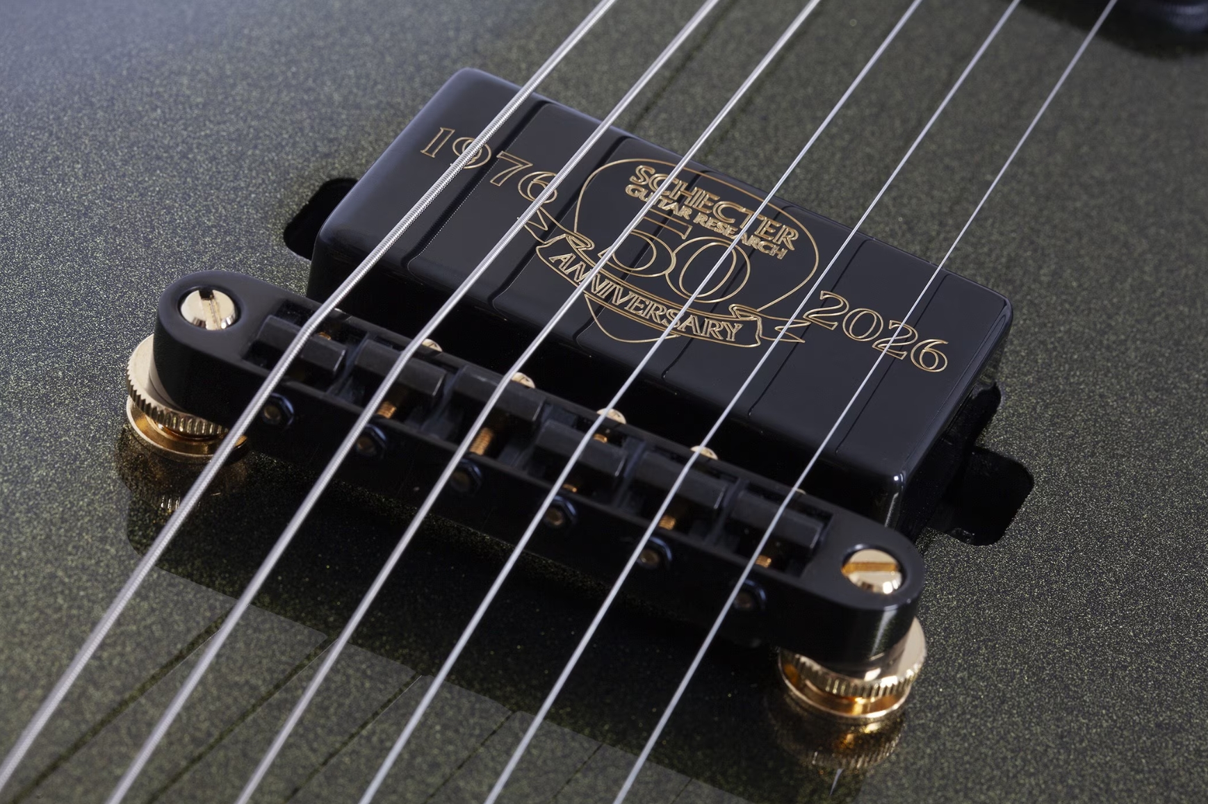 Schecter Tempest 50th Ann. Lh Gaucher 2h Ht Eb - 50th Gold Burst - Guitare Électrique MÉtal - Variation 5