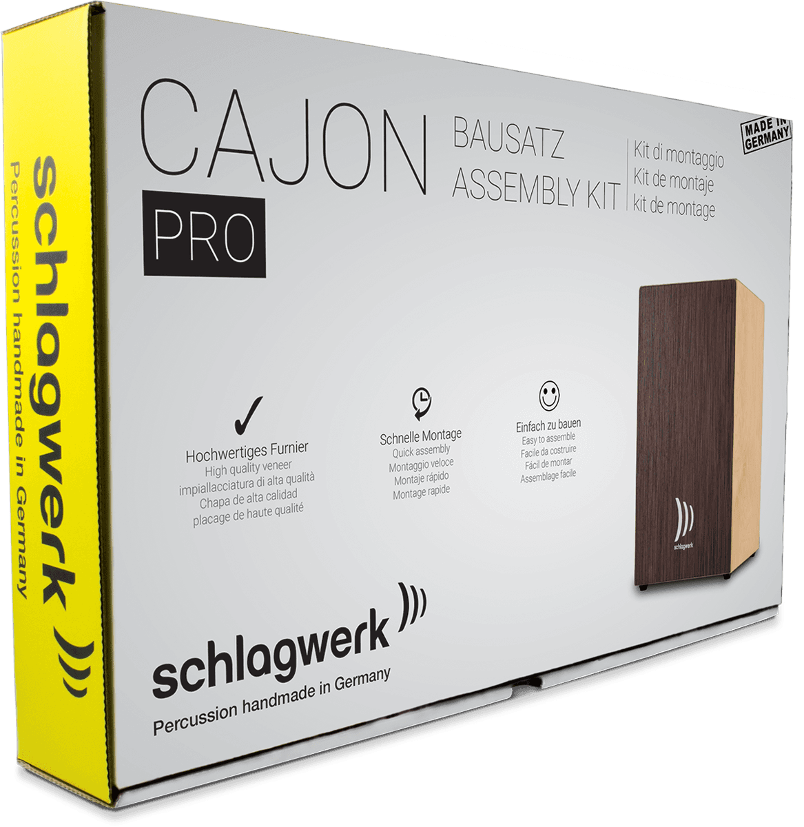 Schlagwerk Cba3sw Cajon A Monter - Wenge - Cajon - Variation 1