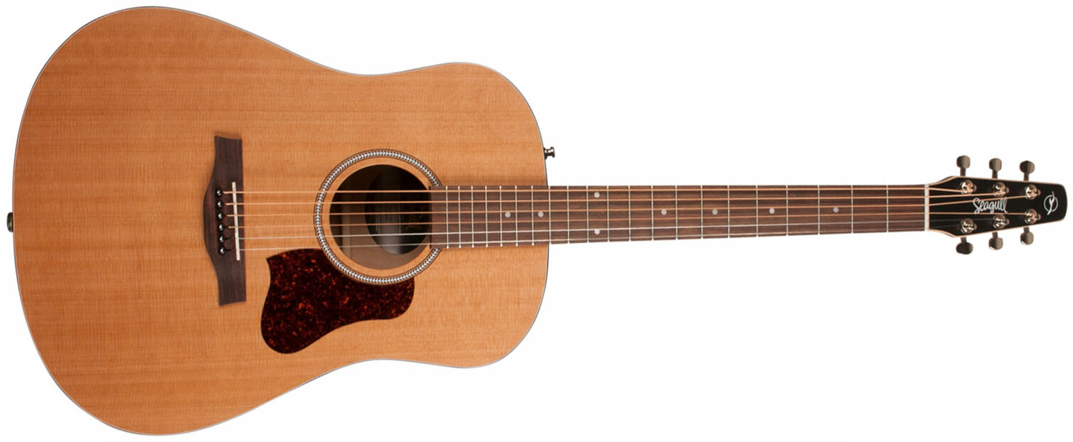 Seagull S6 Original Qit 2018 Dreadnought Cedre Merisier - Natural - Guitare Acoustique - Main picture