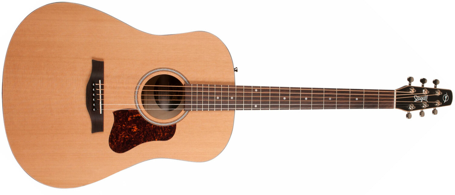 Seagull S6 Original Slim 2018 Dreadnought Cedre Merisier - Natural - Guitare Acoustique - Main picture