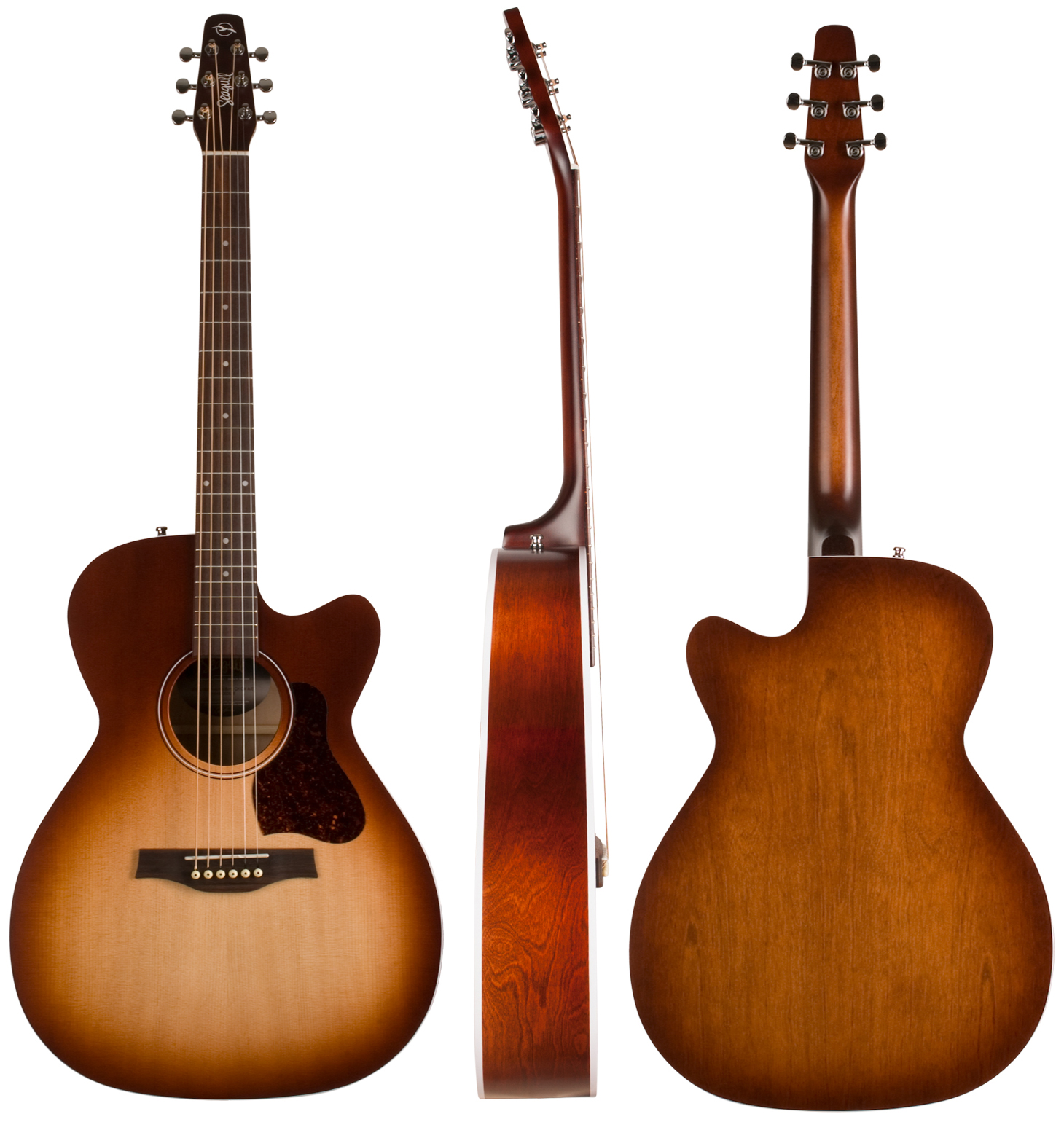 Seagull Entourage Ch Cw A/e Concert Epicea Merisier +housse - Autumn Burst - Guitare Acoustique - Variation 1