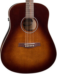 Guitare electro acoustique Seagull S6 Original QIT +Bag - Burnt umber