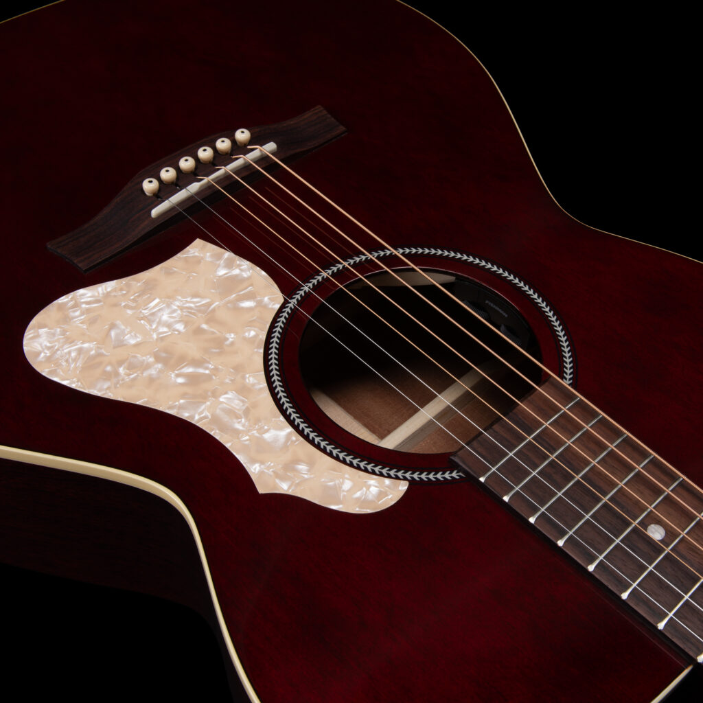 Seagull M6 Ch Eq Ltd Concert Hall Cedre Acajou Rw - Ruby Red Gloss Top - Guitare Folk - Variation 2