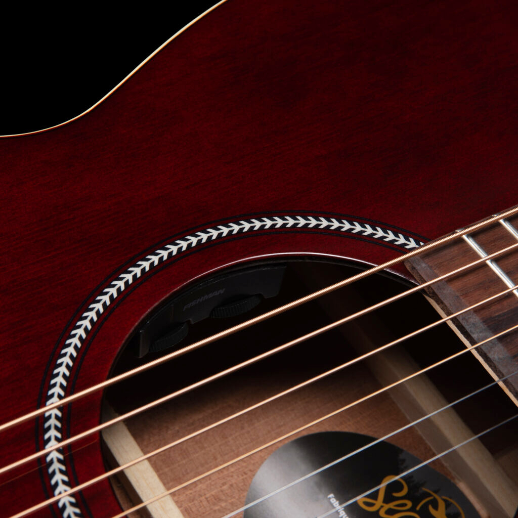 Seagull M6 Ch Eq Ltd Concert Hall Cedre Acajou Rw - Ruby Red Gloss Top - Guitare Folk - Variation 3