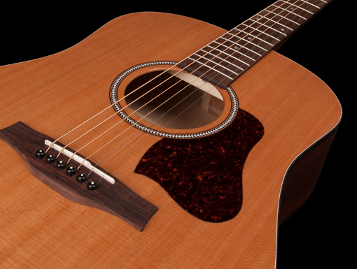 Seagull S6 Original Presys Ii Dreadnought Cedre Merisier Rw - Natural Semi Gloss - Guitare Electro Acoustique - Variation 3