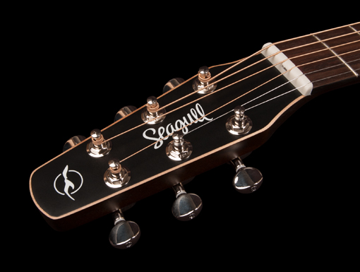 Seagull S6 Original Presys Ii Lh Dreadnought Gaucher Cedre Merisier Rw - Natural Semi Gloss - Guitare Electro Acoustique - Variation 5