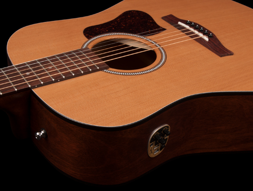 Seagull S6 Original Slim Qit 2018 Dreadnought Cedre Merisier - Natural - Guitare Acoustique - Variation 2