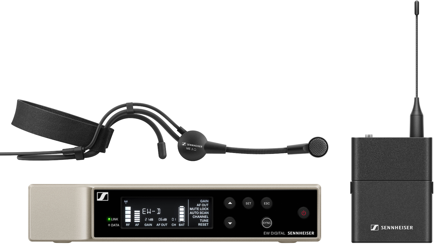 Sennheiser Ew-d Me3 Set (r1-6) - Micro Hf Serre-tÊte - Main picture