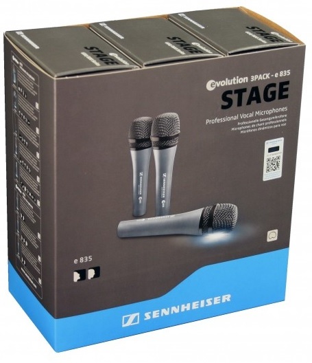 Sennheiser Kit 3 Micros E835 - - Paire, Kit, Stereo Set Micros - Main picture