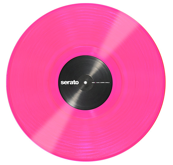 Vinyl timecode Serato Control Vinyl Neon Pink 12