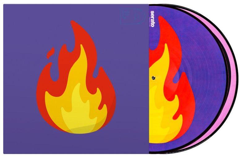 Vinyl timecode Serato Emoji picture Disc(Flame/records)