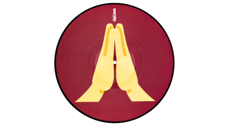 Serato Emoji Picture Disc (hands) - Vinyl Timecode - Variation 1
