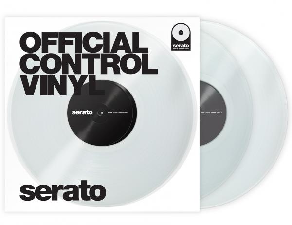 Vinyl timecode Serato Serato Standard Colors 12'' (Pair) - Clear