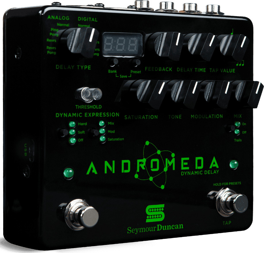 Seymour Duncan Andromeda Dynamic Digital Delay - PÉdale Reverb / Delay / Echo - Main picture