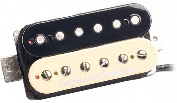 Seymour Duncan Sh6b Distortion Bridge Zebra - Micro Guitare Electrique - Main picture