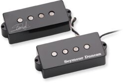 Micro basse electrique Seymour duncan Steve Harris P-Bass Bridge Black SPB-4