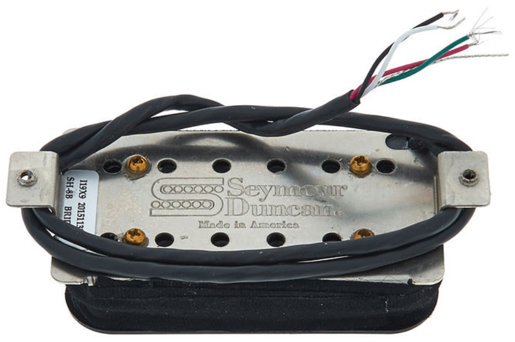 Seymour Duncan Sh-8b Invader - Bridge - Zebra - Micro Guitare Electrique - Variation 2