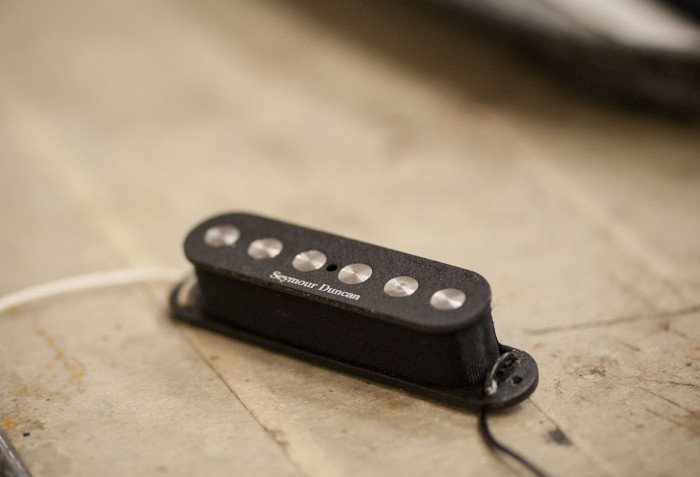 Seymour Duncan Ssl-4 Quarter Pound Strat - Black - Micro Guitare Electrique - Variation 1