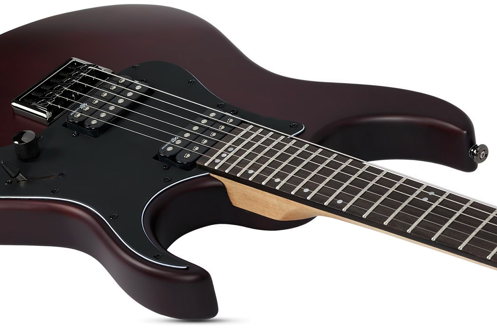 Sgr By Schecter Banshee 6 2h Ht Rw - Walnut Satin - Guitare Électrique Forme Str - Variation 2