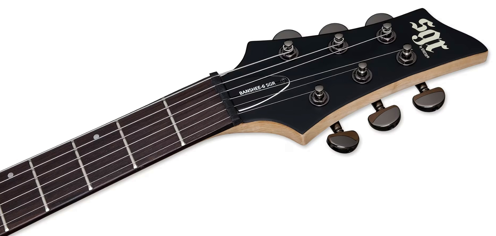Sgr By Schecter Banshee 6 2h Ht Rw - Walnut Satin - Guitare Électrique Forme Str - Variation 5
