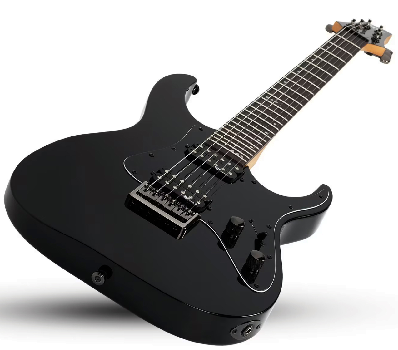 Sgr By Schecter Banshee 6 Sgr 2h Ht Rw - Satin Black - Guitare Électrique Forme Str - Variation 1