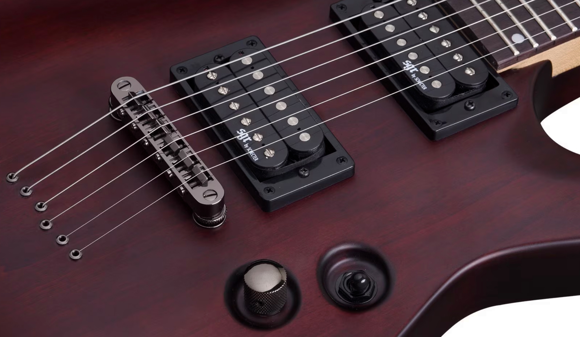 Sgr By Schecter C1 2h Ht Rw - Walnut Satin - Guitare Électrique MÉtal - Variation 2