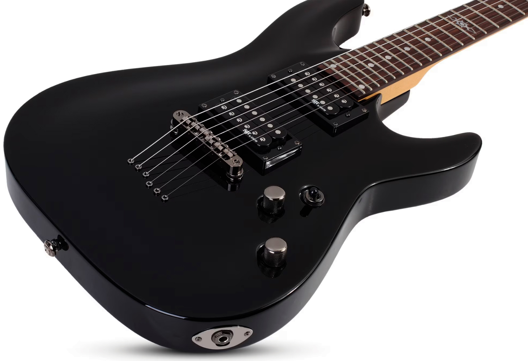 Sgr By Schecter C1 Lh Gaucher 2h Ht Rw - Gloss Black - Guitare Électrique MÉtal - Variation 1