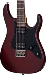 Guitare électrique forme str Sgr by schecter Banshee-6 - Walnut satin