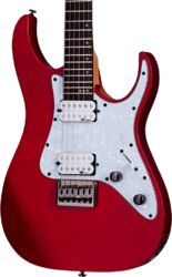 Guitare électrique forme str Sgr by schecter Banshee-6 - Metallic red