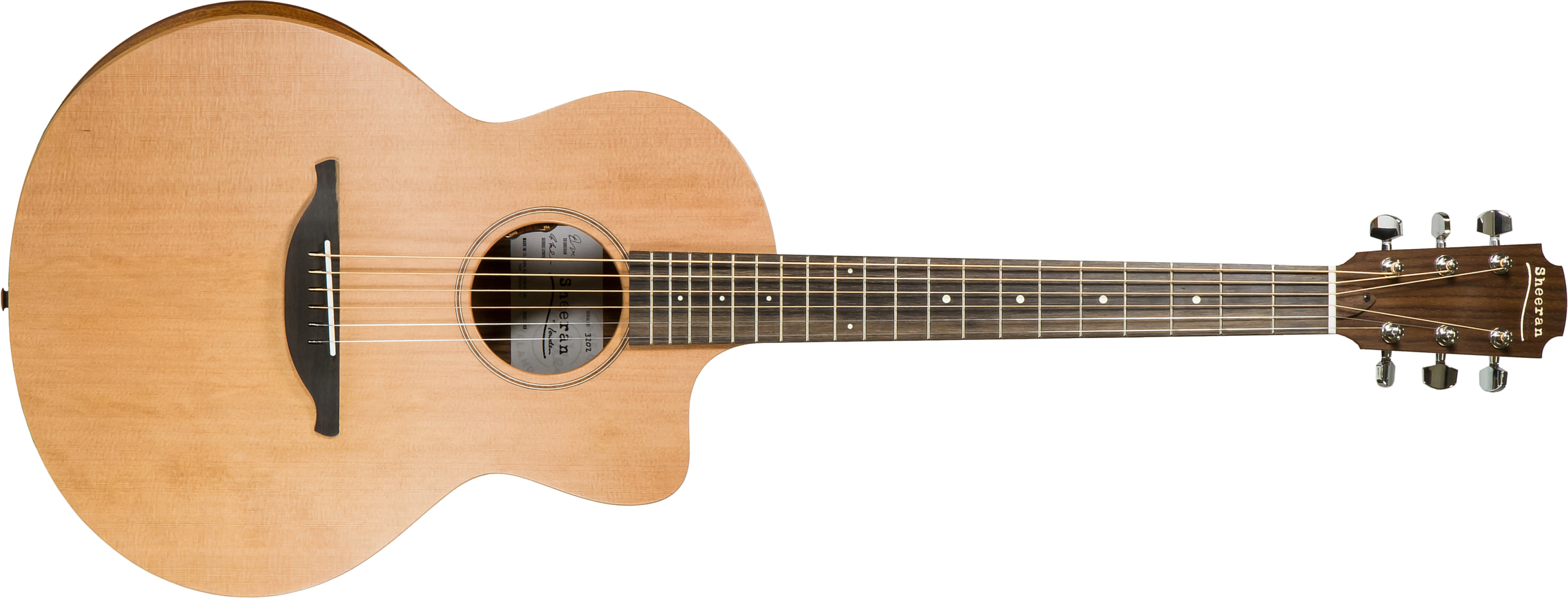 Sheeran By Lowden S03 Orchestra Model Cedre Palissandre Eb +housse - Natural Satin - Guitare Acoustique - Main picture