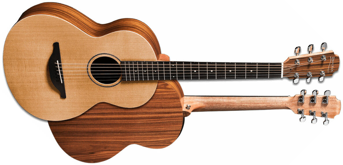 Sheeran By Lowden W03 Parlor Cedre Palissandre Eb +housse - Natural Satin - Guitare Acoustique - Main picture