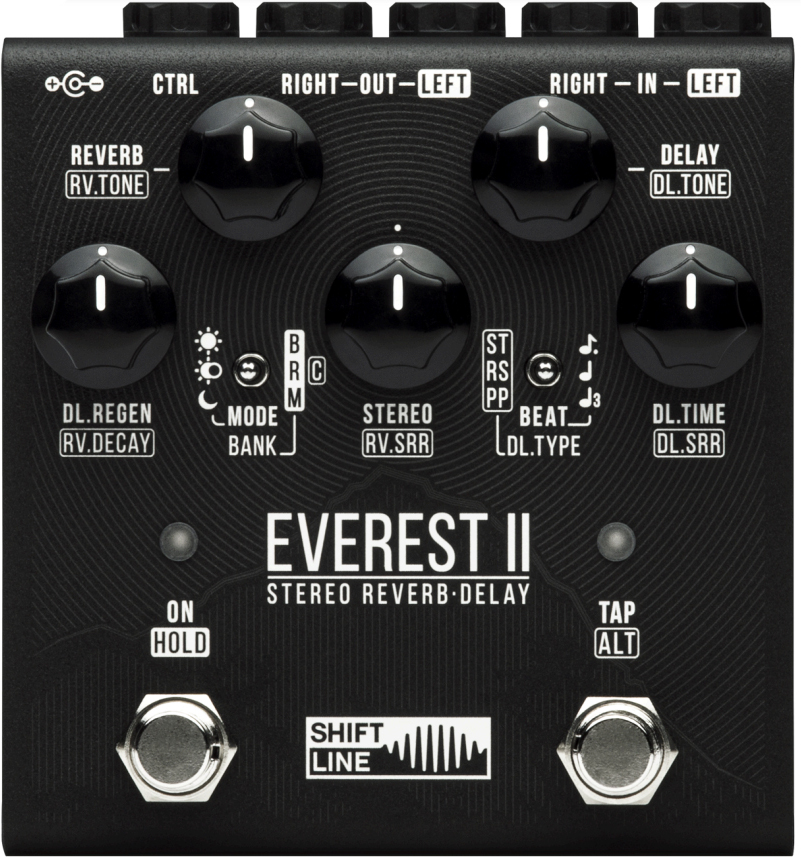 Shift Line Everest Ii Stereo Reverb Delay - PÉdale Reverb / Delay / Echo - Main picture