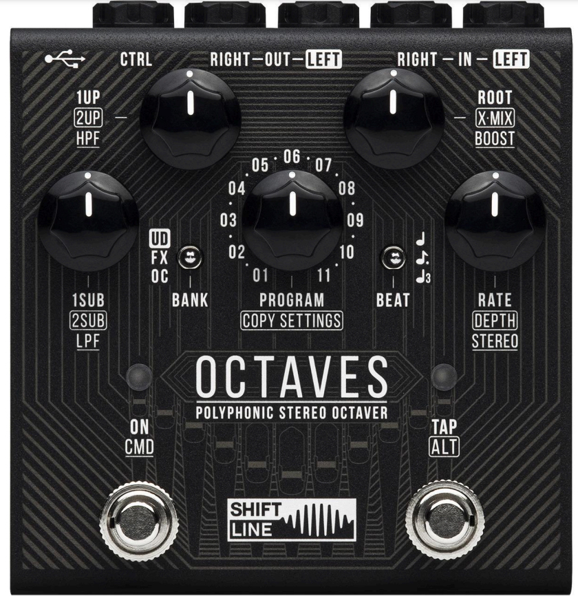 Shift Line Octaves Polyphonic Stereo Octaver - PÉdale Harmoniseur - Main picture