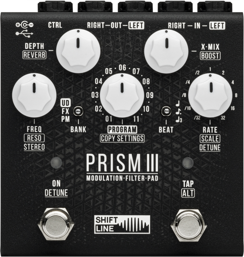 Shift Line Prism Iii Modulation Filter Pad - PÉdale Chorus / Flanger / Phaser / Tremolo - Main picture